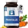 BB Company Provitalize | Probiotics for Women Digestive Health, Menopause, Joint Support | Sexy Midsection Curves, Bloat | Turmeric Curcumin Moringa | Packaging Vary | 60 Ct