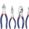 7-piece Workpro Pliers Set with Groove Joint, Long Nose, Slip Joint, Linesman, and Diagonal Pliers for DIY & Home Use