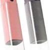 2 Pcs Screen Cleaner Kit, 3-in-1 Touchscreen Mist Cleaner Spray Bottle Tool & Microfiber Cloth for Phone/Laptop/Tablet/TV/Monitor/Car Screens(Pink+Grey)